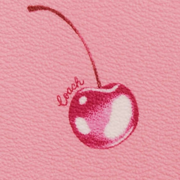 Coach Pencil Case With Cherry Print - Picture 4 of 8